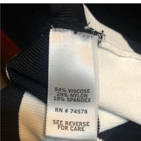 Black and White Striped Women's Top - Picture 5 of 5